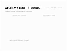 Tablet Screenshot of alchemybluffstudios.com